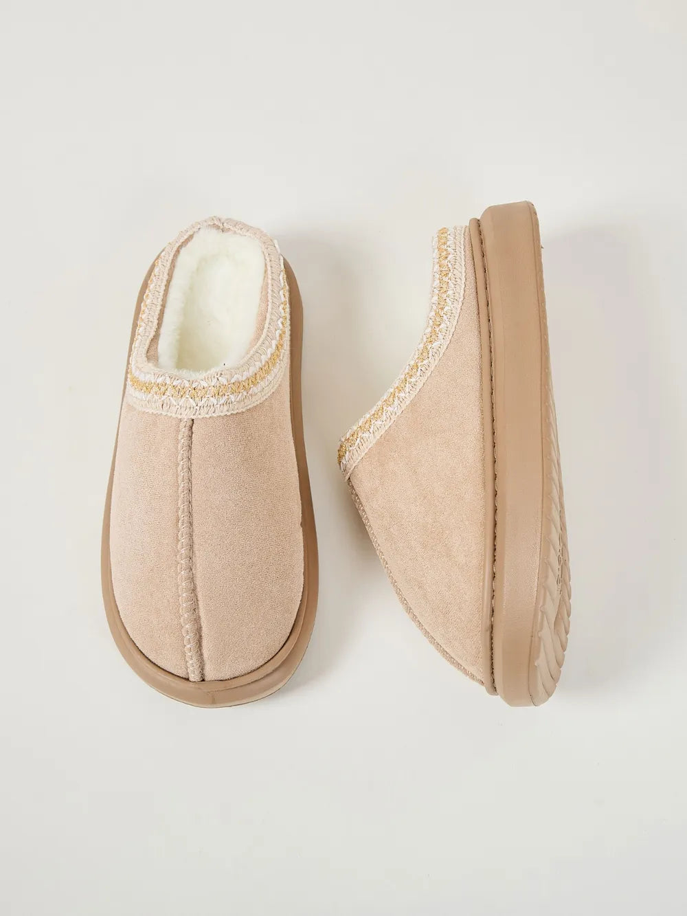Emery Marino — Faux Fur Suede Platform Slippers Fashion Footwear, alternate view 15