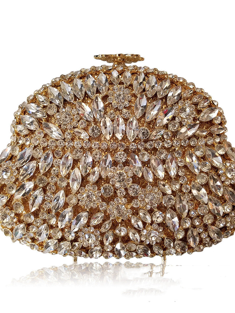 Women's Fashion Simple Rhinestone Evening Bag