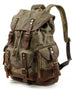 Wear-resistant canvas backpack