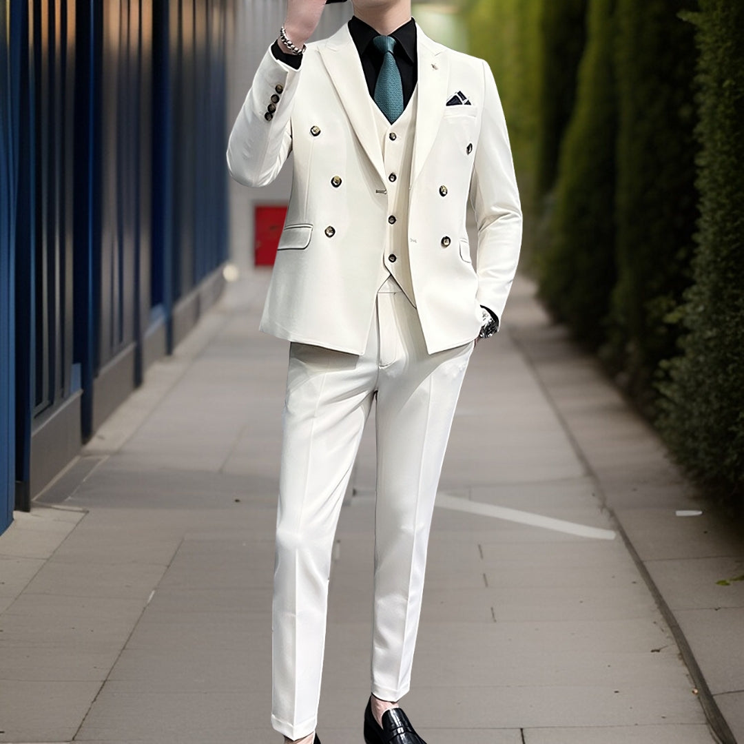 Alexandros™ — Luxury Business Suit 3-Piece Suit Set, alternate view 7