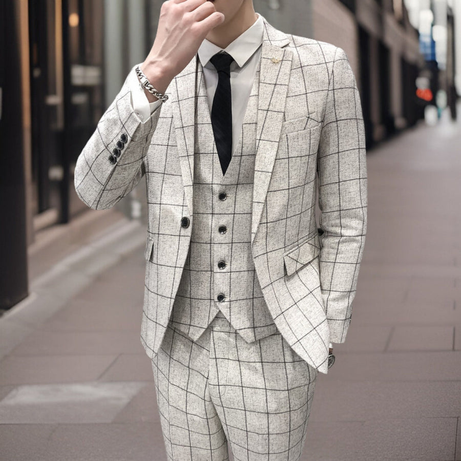 Xander™ | Deluxe Slim-Fit Three-Piece Suit