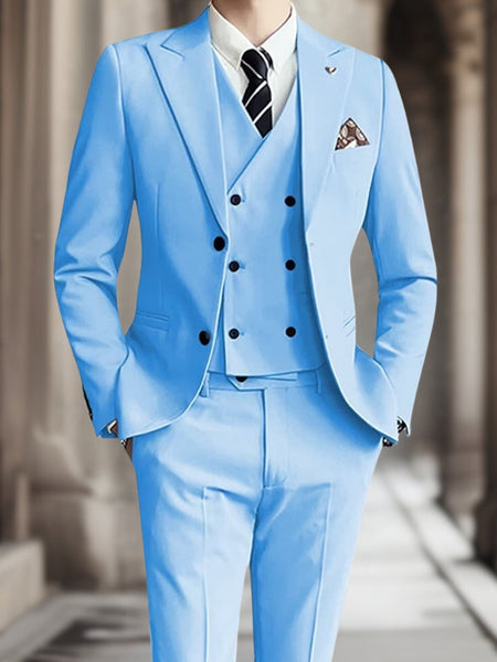 Yannis™ | Elegant Three-Piece Wedding Suit Set