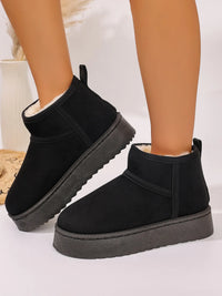 Ocean Bellini — Platform Winter Ankle Boots with Cozy Fleece Lining Fashion Footwear, alternate view 4