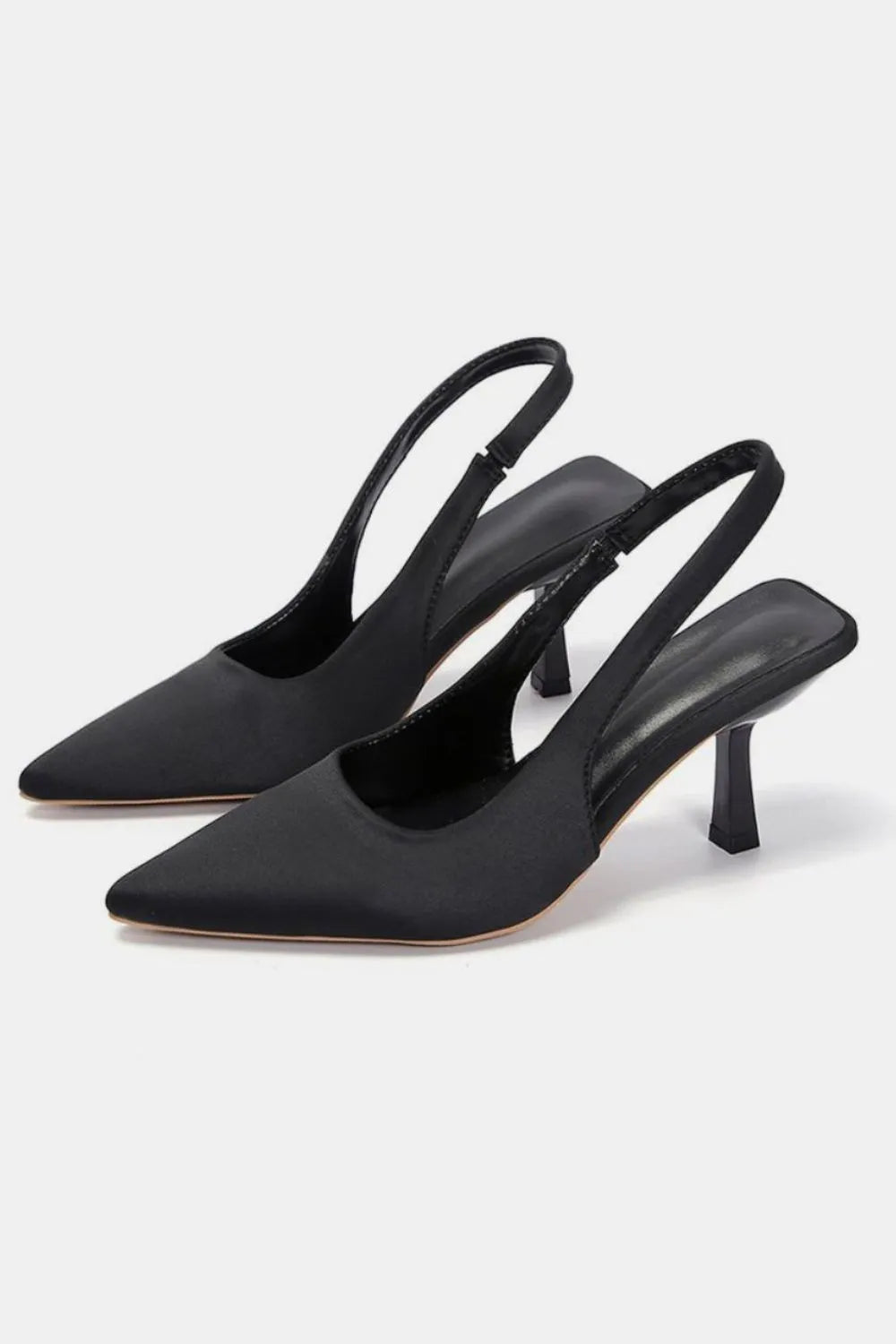 Marlowe Venturi — PU Leather Point Toe Pumps Fashion Footwear