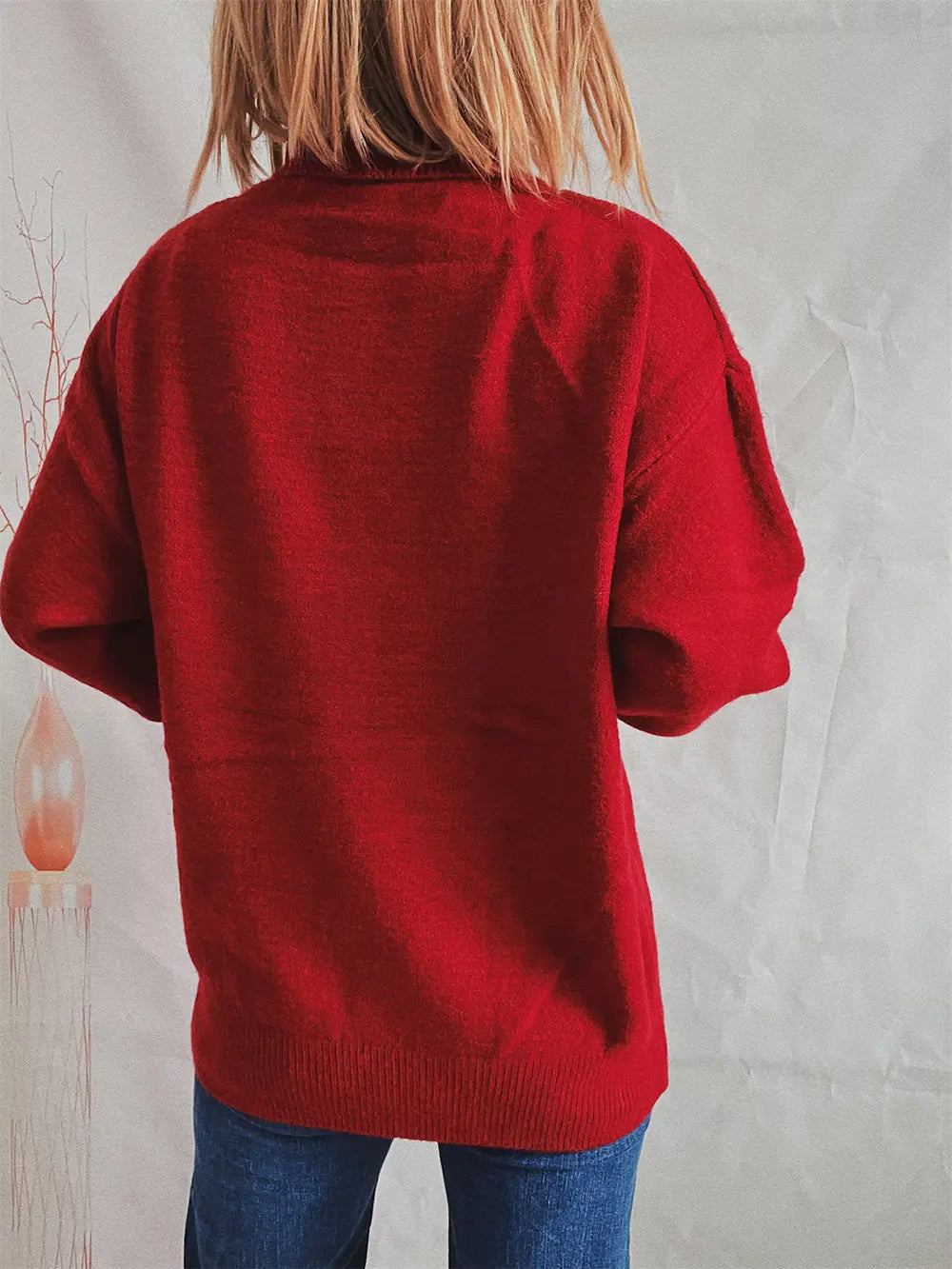 Winter Delacroix — Turtleneck Long Sleeve Sweater, alternate view 6