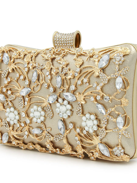 Hollow diamond cheongsam bag rhinestone bag clutch shoulder