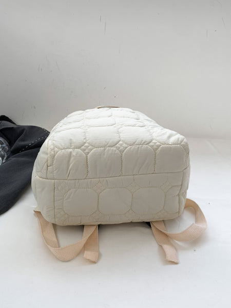 Quilted Polyester Backpack Bag