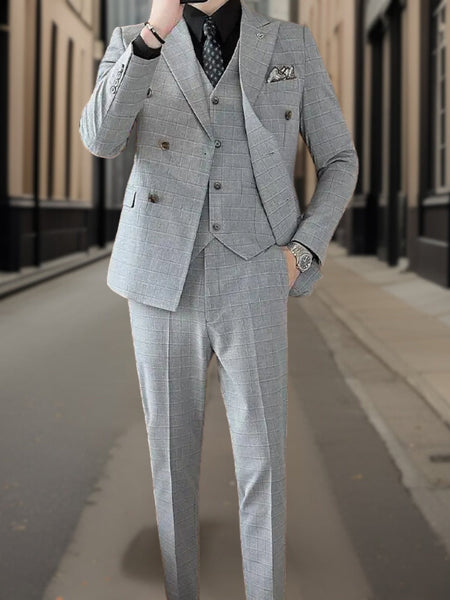 Lorenz™ | Luxurious 3-Piece Tartan Suit