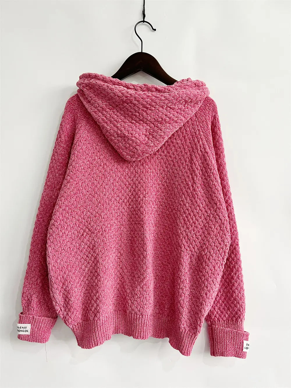 Fable Delacroix — Drawstring Long Sleeve Hooded Sweater, alternate view 4