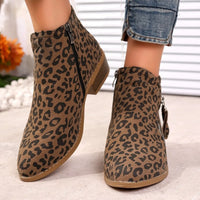 Harbor Fiorenza — Point Toe Block Heels Boots Fashion Footwear, alternate view 9