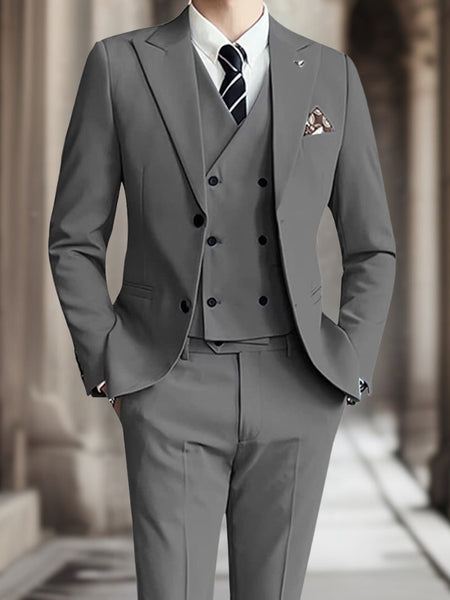 Yannis™ | Elegant Three-Piece Wedding Suit Set