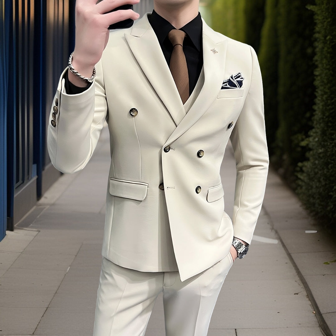 Alexandros™ — Luxury Business Suit 3-Piece Suit Set, alternate view 4