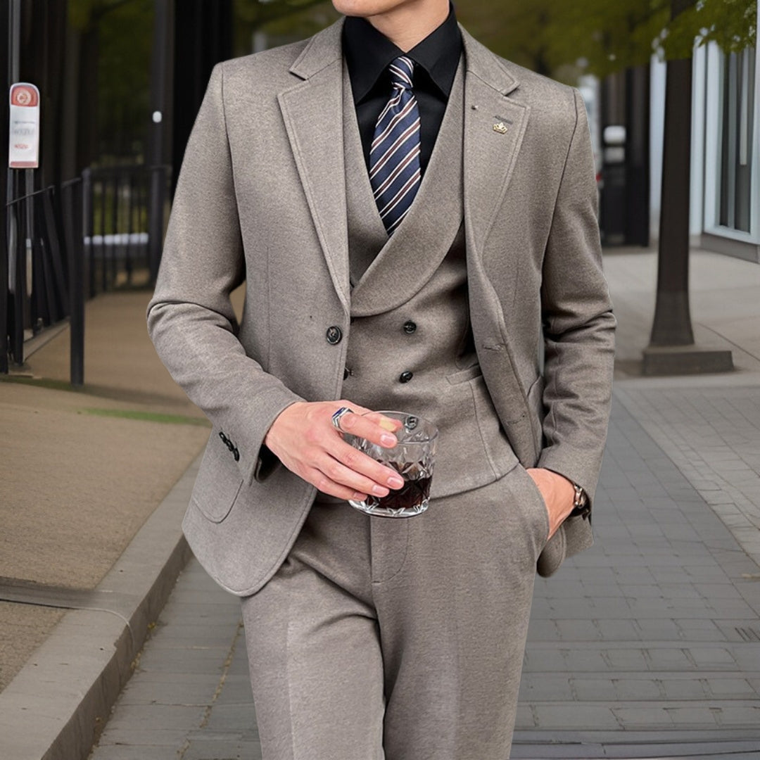 Valerius™ — Elegant Business Suit 3-Piece Suit Set, alternate view 4
