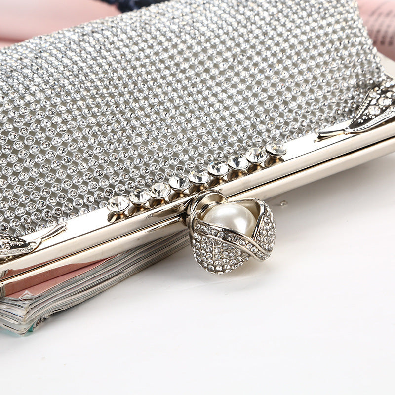 Women's Quality Diamond Evening Bag Chain