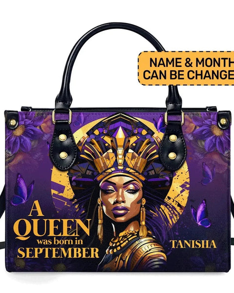 2024 New Design Bags Women Handbags Ladies a Beautiful Queen Print Black Girl Design Custom Women'S Handbags