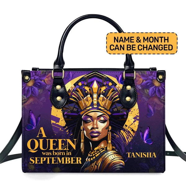 2024 New Design Bags Women Handbags Ladies a Beautiful Queen Print Black Girl Design Custom Women'S Handbags