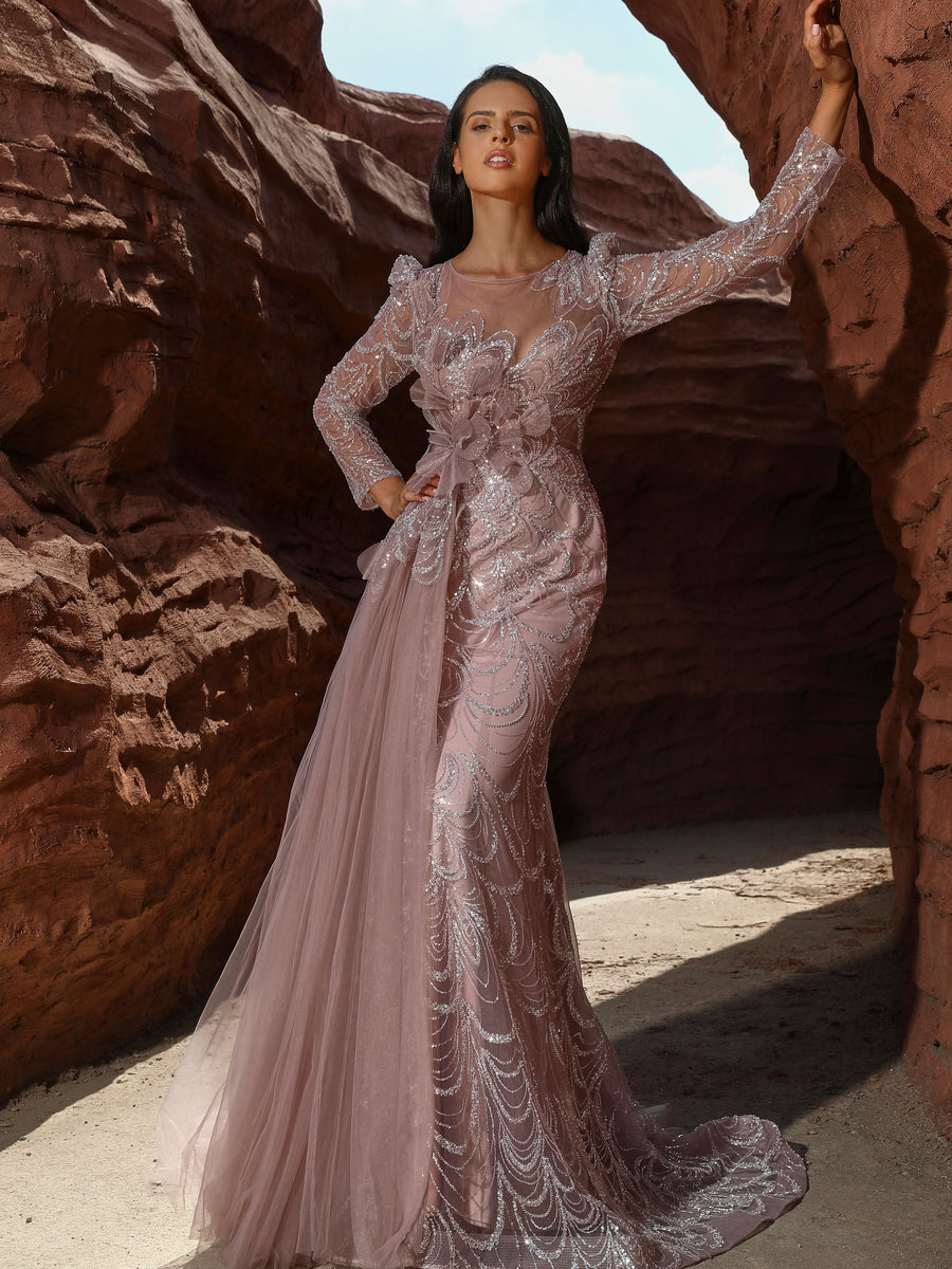 Evening Gown: Style 22101 - Opulent Empire