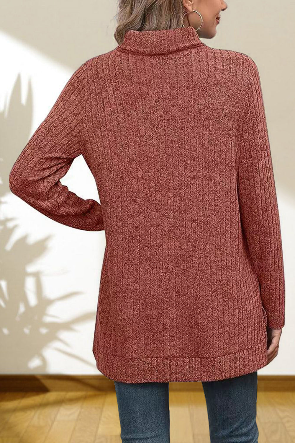 Ciel Rousseau — Turtleneck High Low Top, alternate view 28