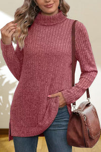 Ciel Rousseau — Turtleneck High Low Top