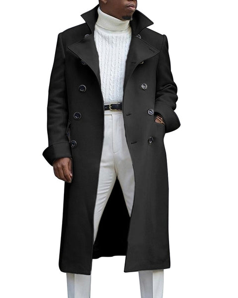 Mario™ | Lapel Double Breasted Trench Coat