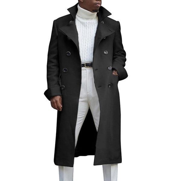 Mario™ | Lapel Double Breasted Trench Coat