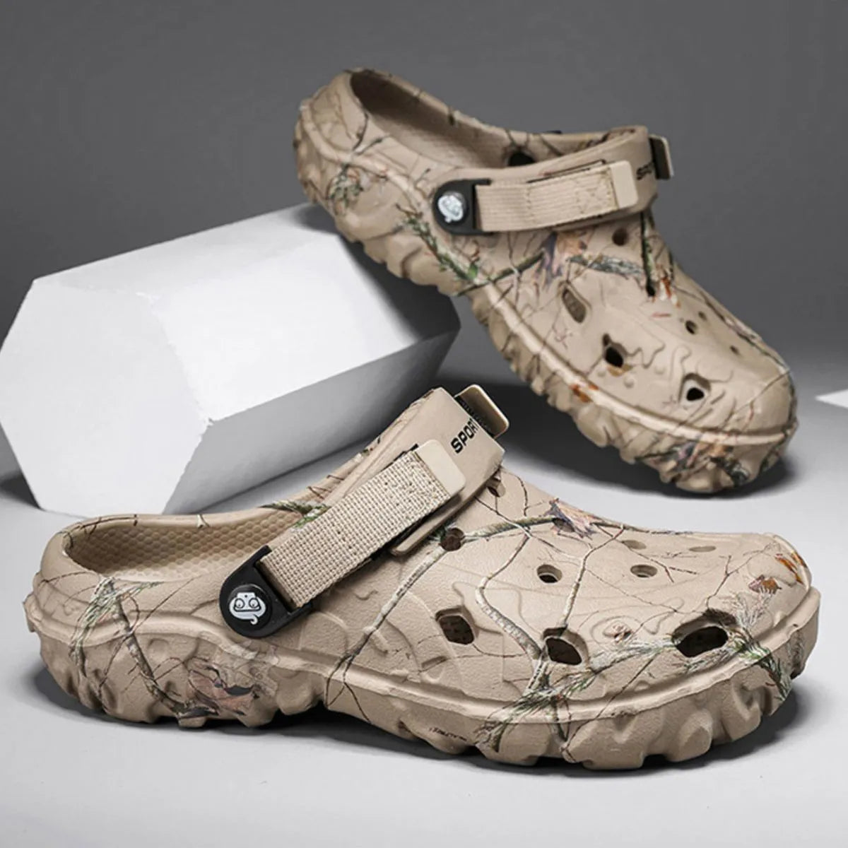 Dorian Montclair — Men's Printed Round Toe Sandals Men's Fashion Footwear, alternate view 5