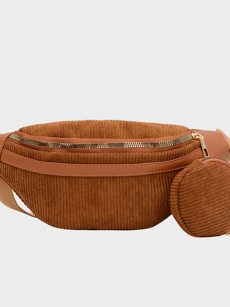 Small Corduroy Sling Bag