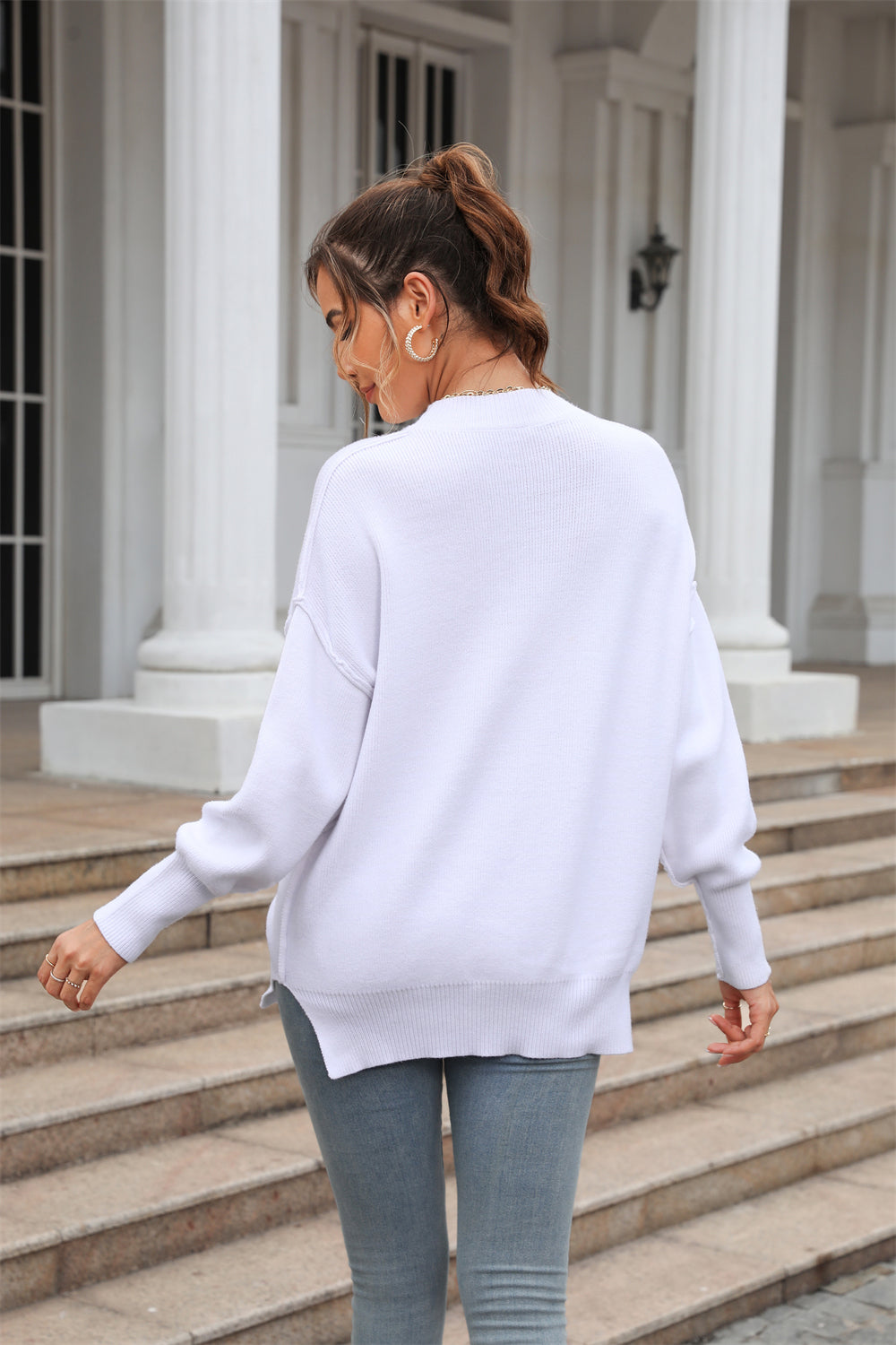 Fable Bellamy — Angel Wings Round Neck Long Sleeve Sweater, alternate view 6