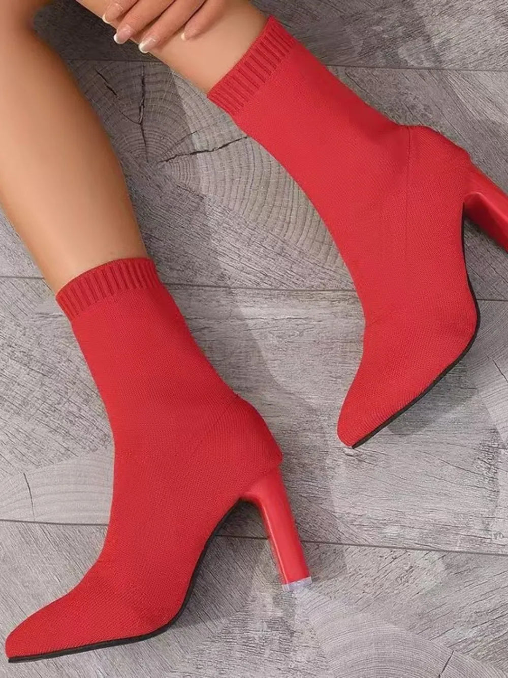 Hollis Sorrento — Point Toe Block Heel Boots, alternate view 5