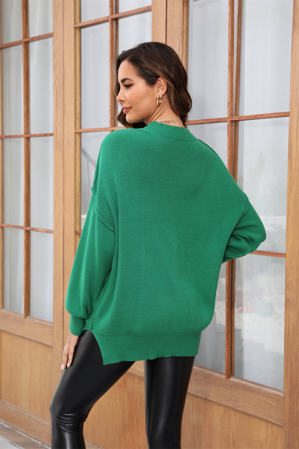 Fable Bellamy — Angel Wings Round Neck Long Sleeve Sweater, alternate view 3