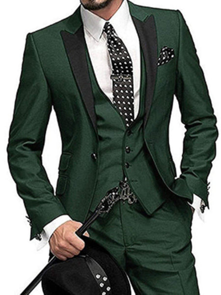 Men's Three-piece Suit Bridegroom Best Man Wedding Suit Men - Opulent Empire