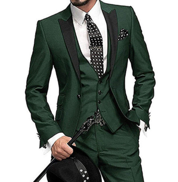 Men's Three-piece Suit Bridegroom Best Man Wedding Suit Men - Opulent Empire