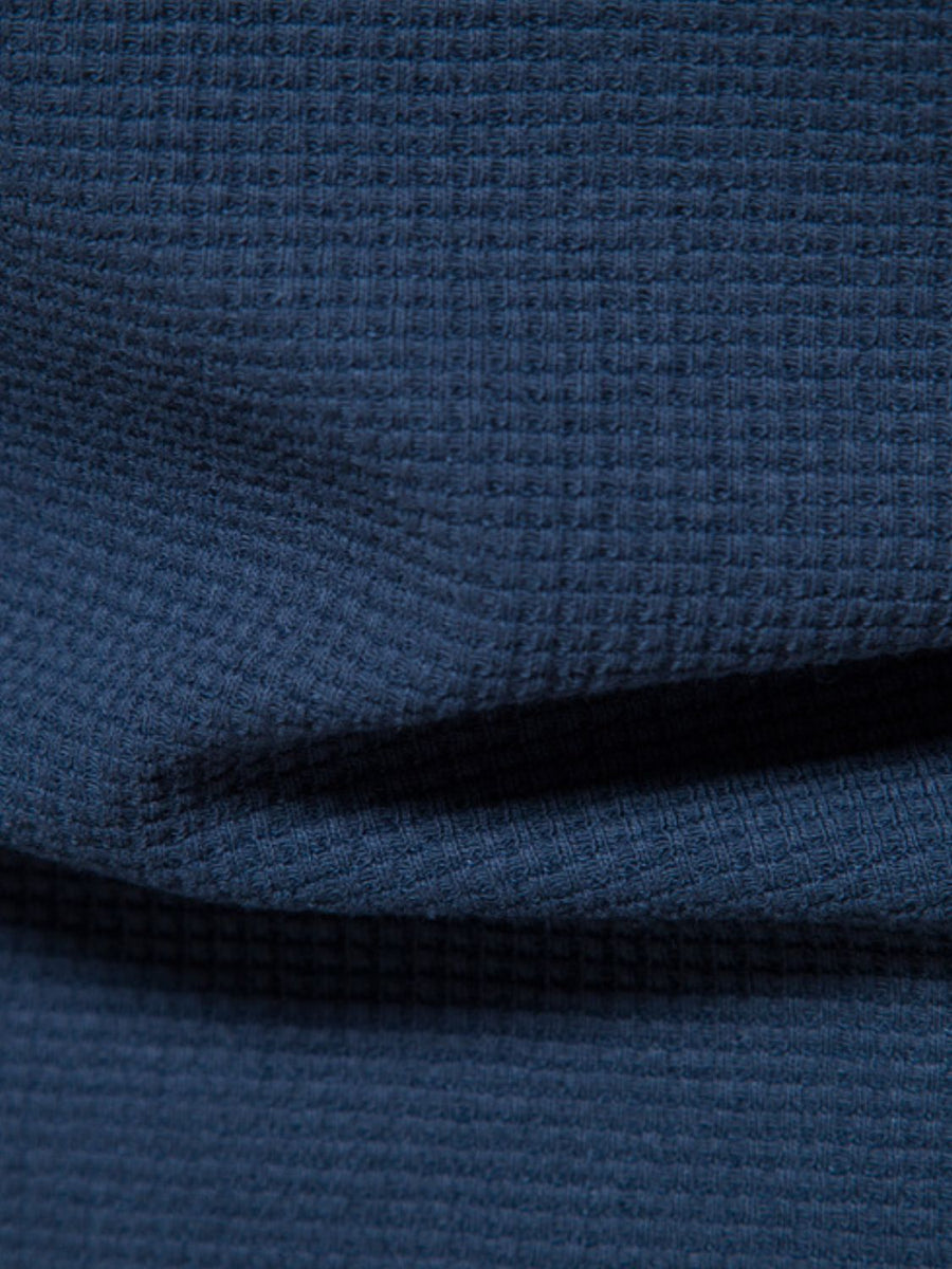 Men's Waffle-Knit Short Sleeve T-Shirt - Opulent Empire