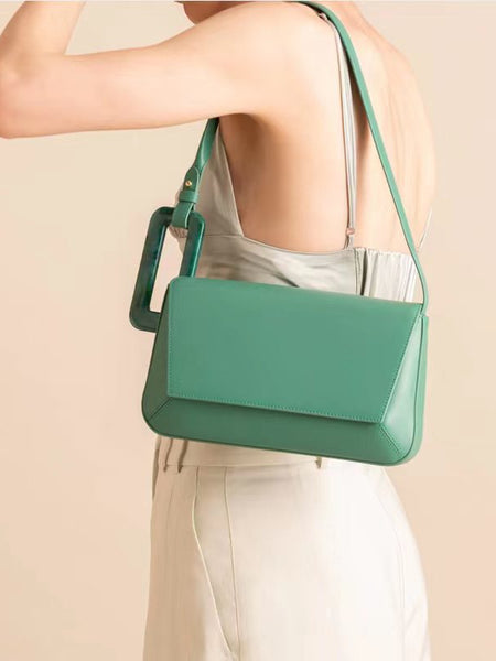 Geometric Small Square Bag High-end Western Style Shoulder Bag