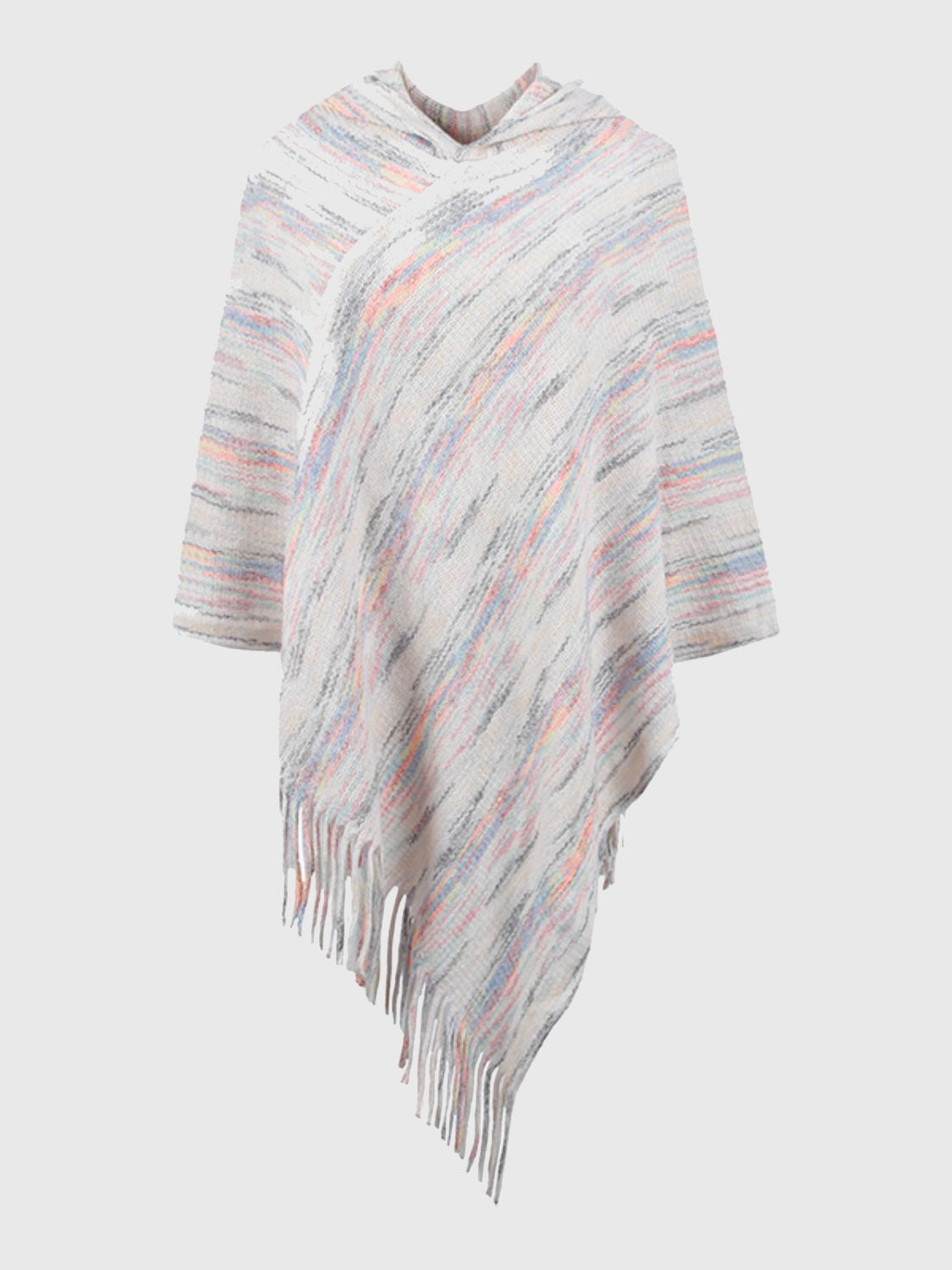 Lior Versailles — Fringe Hem Hooded Poncho, alternate view 14