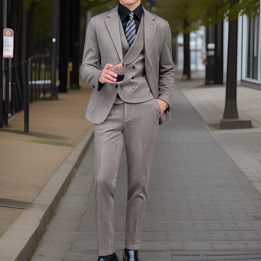 Valerius™ — Elegant Business Suit 3-Piece Suit Set, alternate view 6