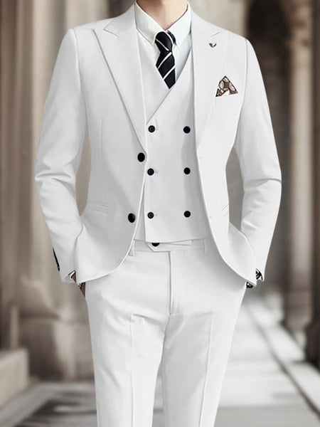 Yannis™ | Elegant Three-Piece Wedding Suit Set