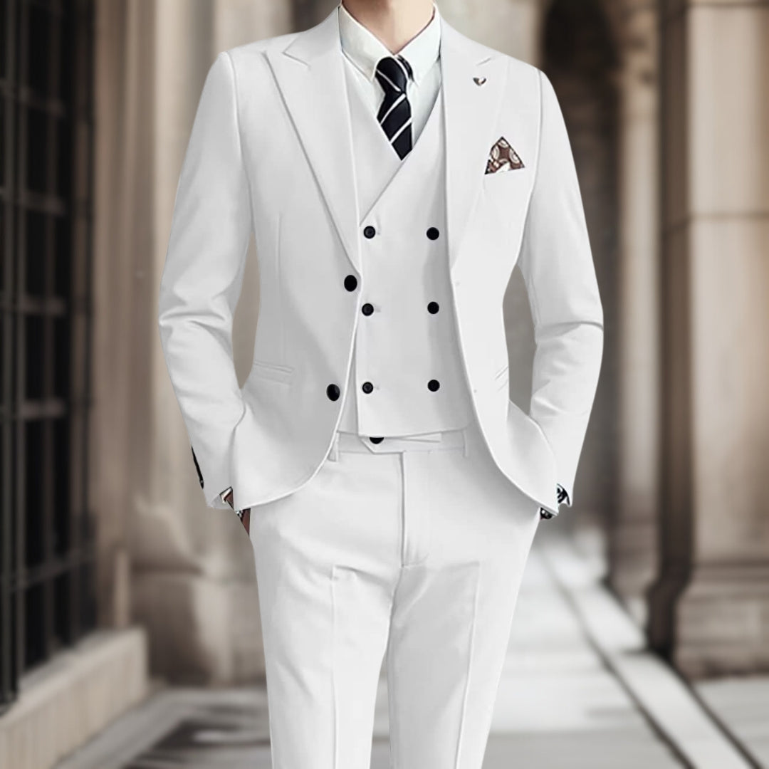 Yannis™ — Elegant Three-Piece Wedding Suit Set, alternate view 6
