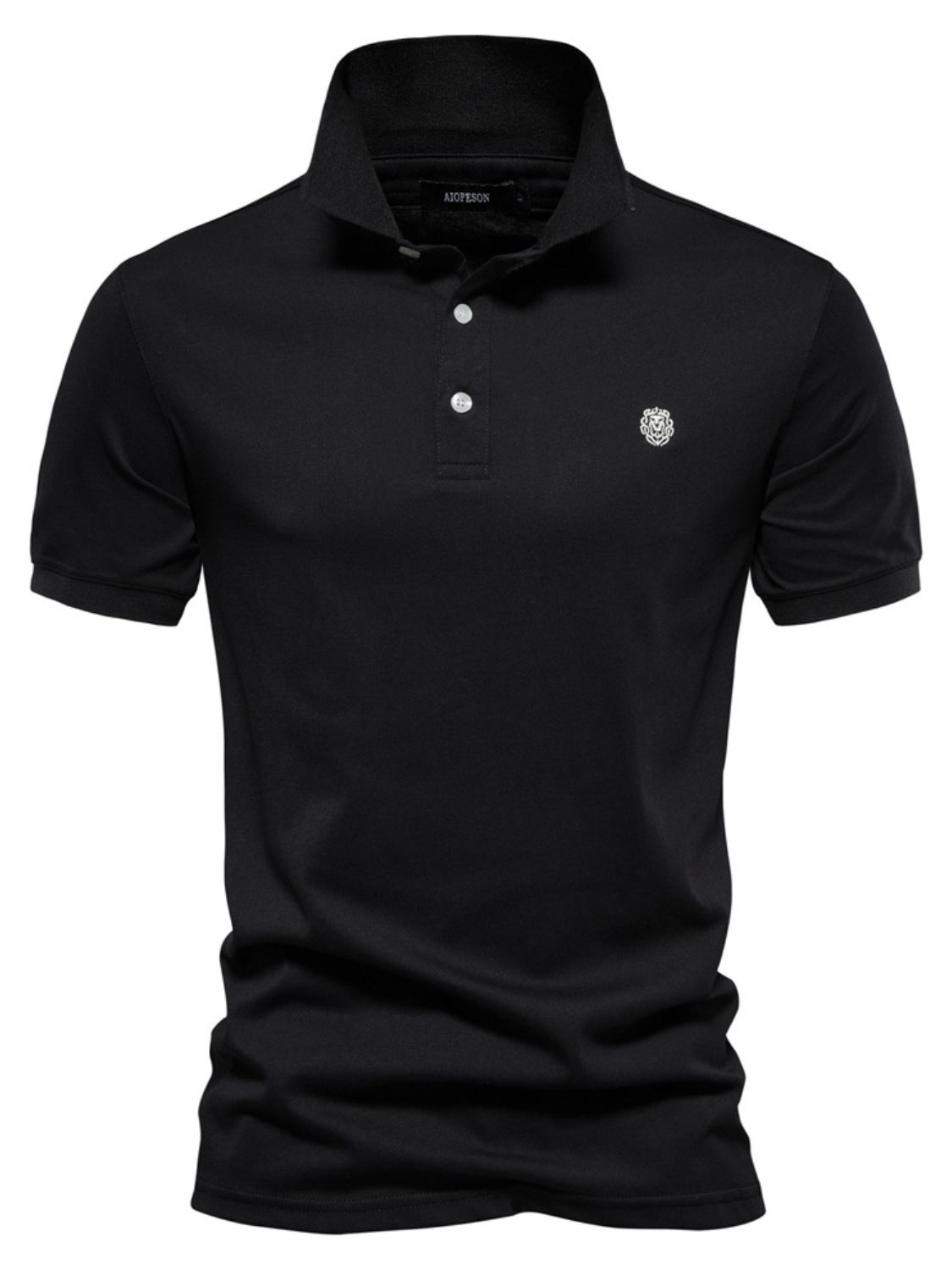 Tristan — Men's Embroidered Collared Short Sleeve Polo Men's Tailored Shorts, alternate view 8