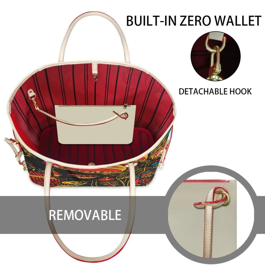 African Girls™ | Large Leather Tote Bags - Opulent Empire