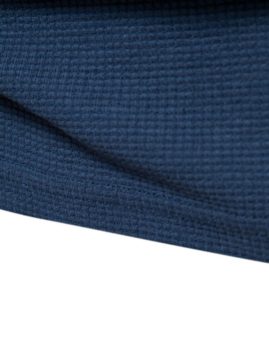 Men's Waffle-Knit Short Sleeve T-Shirt - Opulent Empire