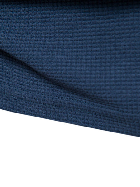 Men's Waffle-Knit Short Sleeve T-Shirt - Opulent Empire