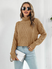 Vale Rivière — Turtleneck Dropped Shoulder Sweater