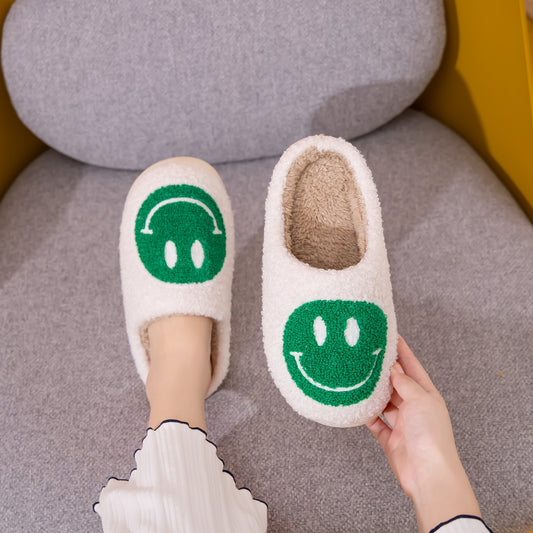Melody Smiley Face Slippers - Opulent Empire