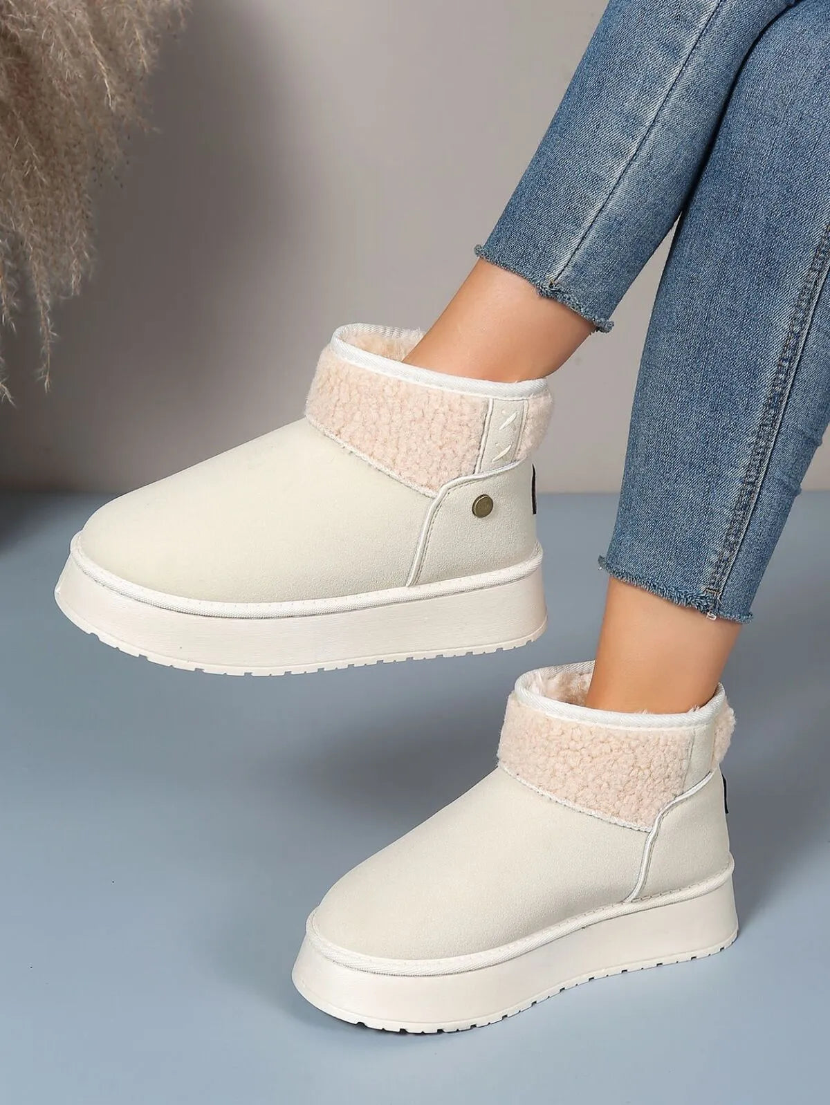 Zephyr Bellini — Platform Sherpa Lined Winter Boots Fashion Footwear, alternate view 9
