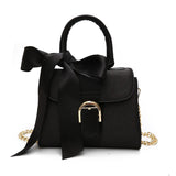 Ŋoni™ | Shoulder Bow Velvet Handbag