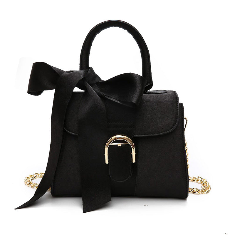 Ŋoni™ — Shoulder Bow Velvet Handbag, alternate view 9