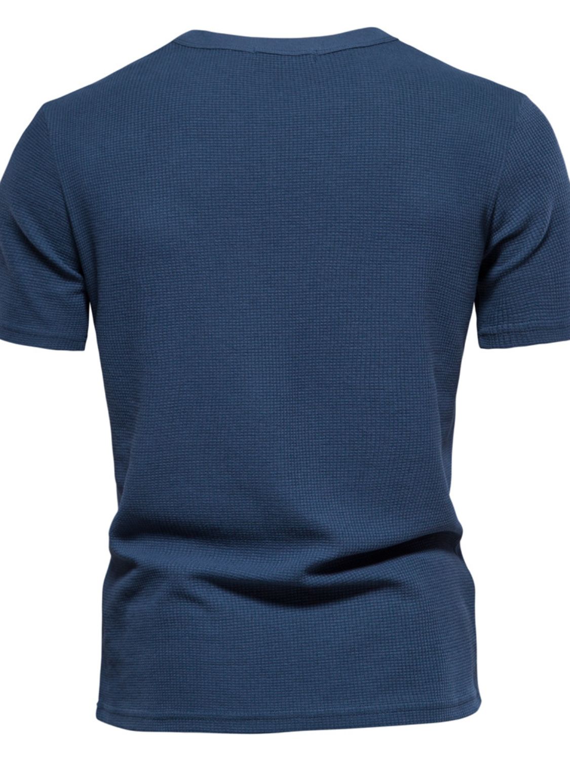 Nathaniel — Men's Waffle-Knit Short Sleeve T-Shirt, alternate view 3