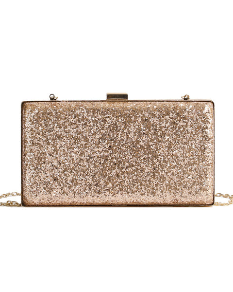 Dinner Party Autumn And Winter Personalized Chain One Shoulder Crossbody Portable Women Sequins Box Bag