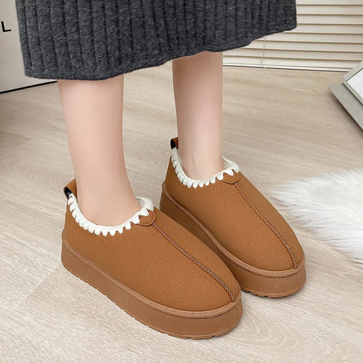 Sol Fiorenza — Fleece-Lined Winter Ankle Boots Fashion Footwear, alternate view 6